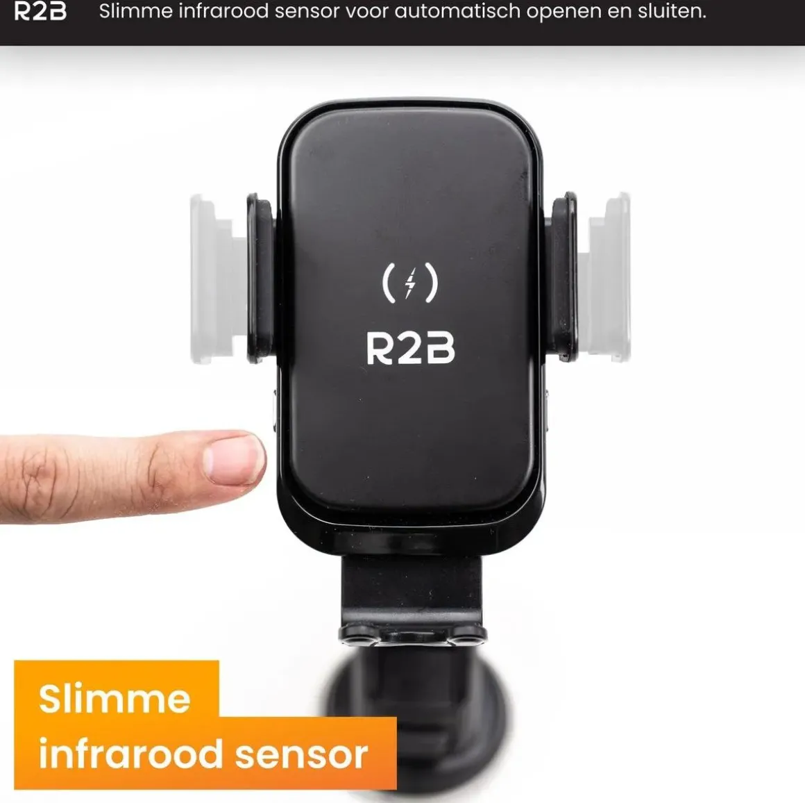 Telefoonhouder Auto met Draadloze Oplader