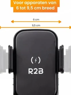 Telefoonhouder Auto met Draadloze Oplader