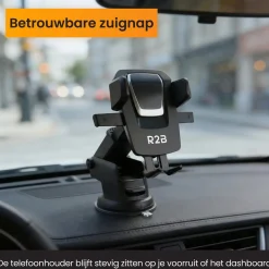 Telefoonhouder Auto voor Raam en Dashboard