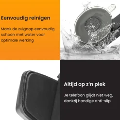 Telefoonhouder Auto voor Raam en Dashboard