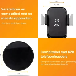 Telefoonhouder Auto Zuignap + Dashboardpad