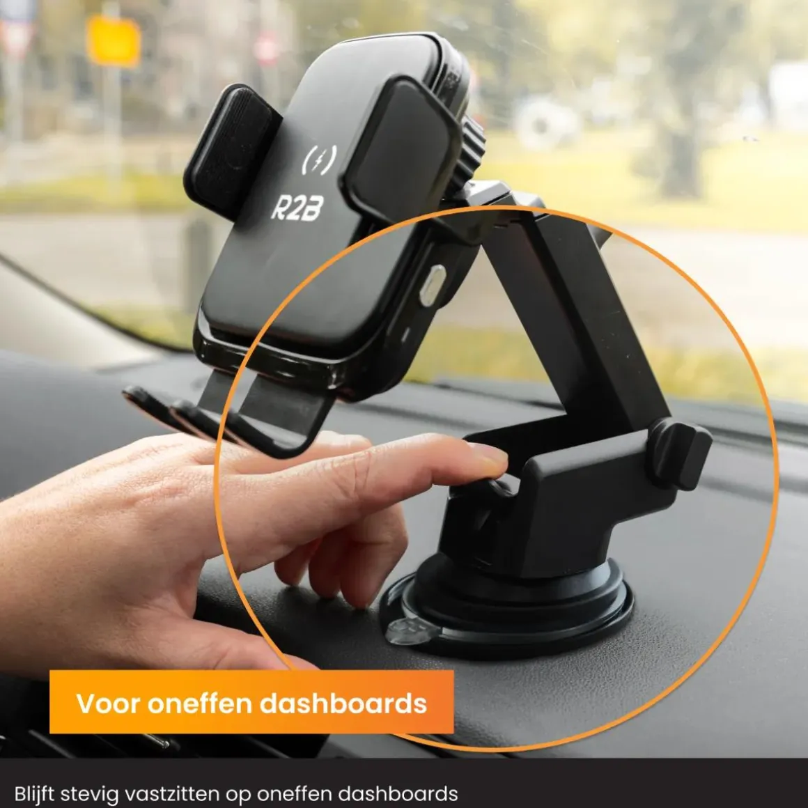 Telefoonhouder Auto Zuignap + Dashboardpad