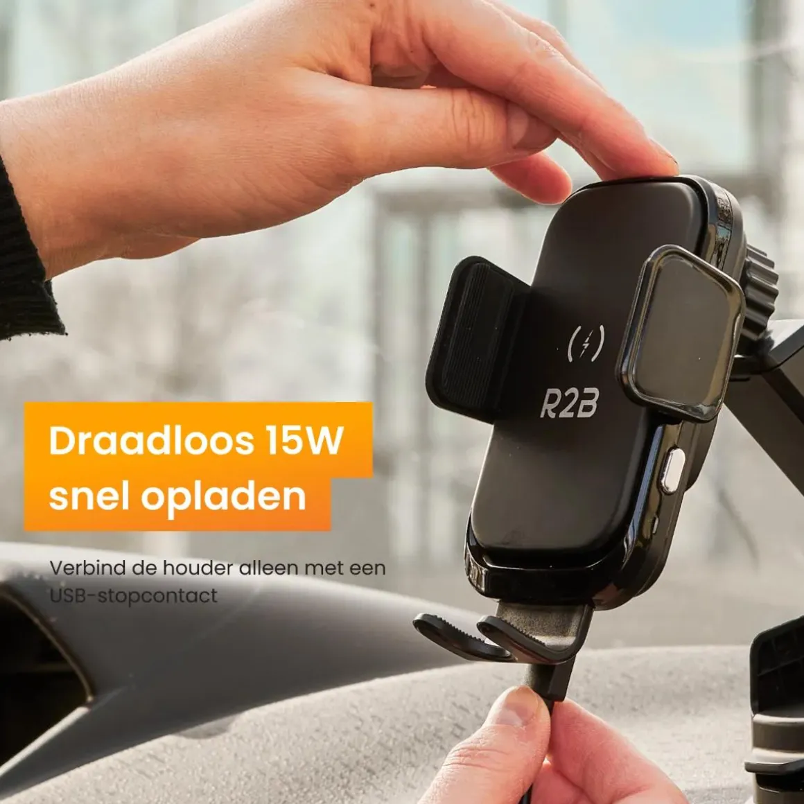 Telefoonhouder Auto Zuignap + Dashboardpad