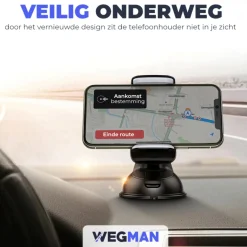 Telefoonhouder Auto Zuignap - Dashboard / Raam