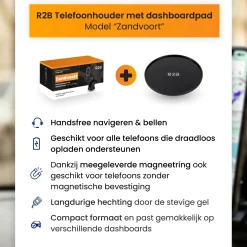 Telefoonhouder Auto Zuignap met Draadloze Oplader