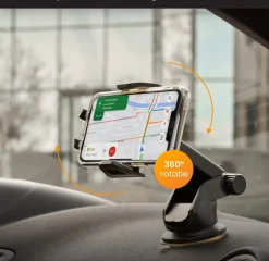 Telefoonhouder Auto Zuignap en Ventilatie