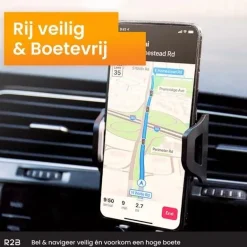 Telefoonhouder Auto Zuignap en Ventilatie