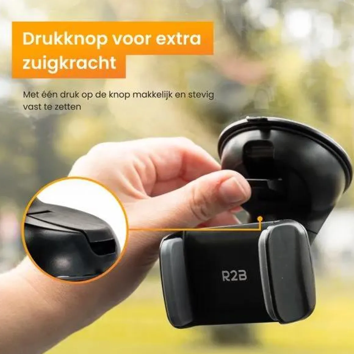 Telefoonhouder Auto Zuignap Dashboard