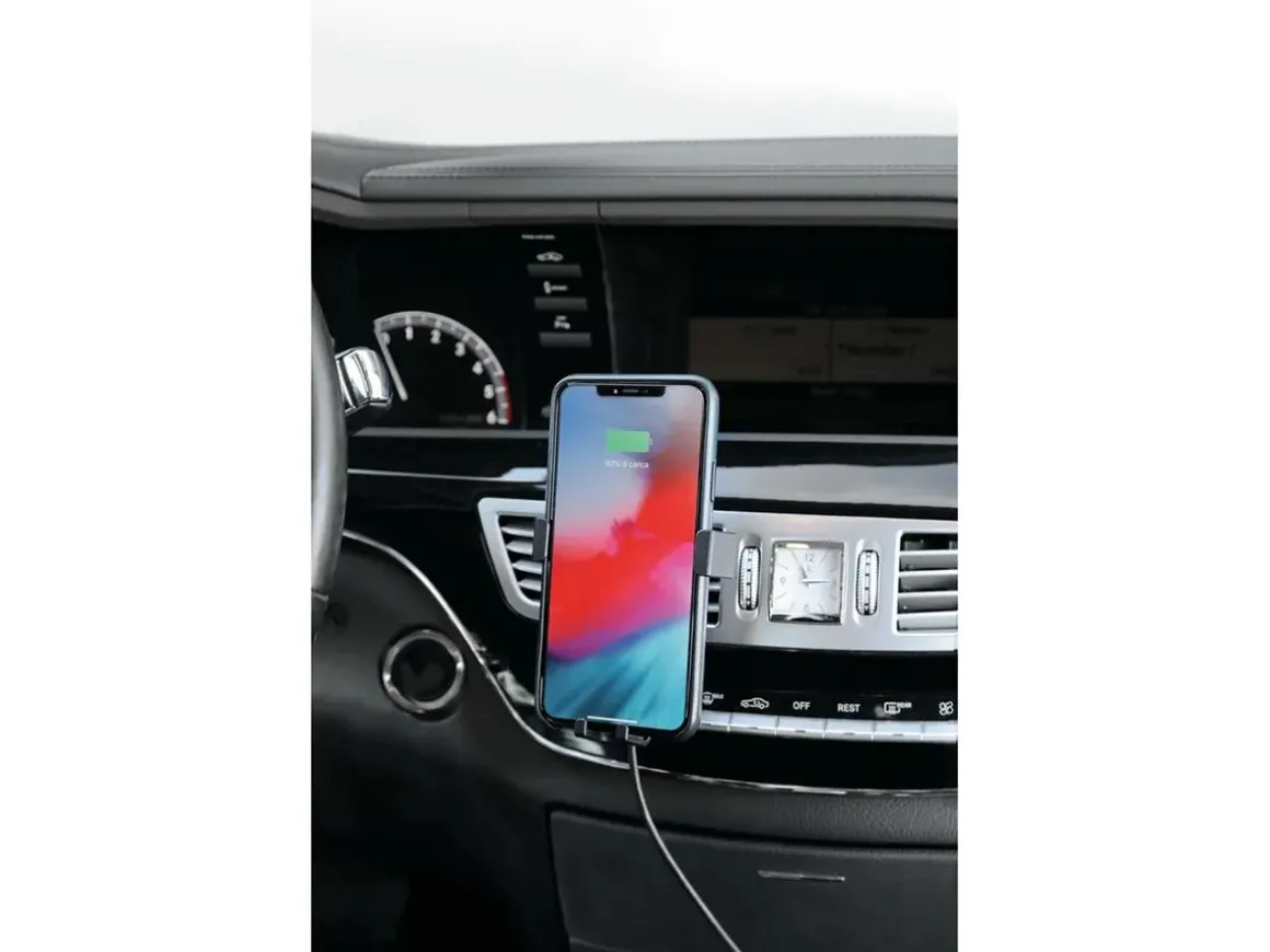 Telefoonhouder met draadloze oplader