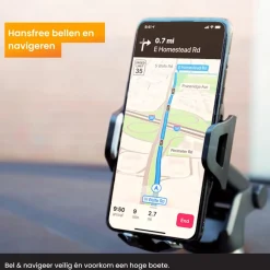 Telefoonhouders Auto Zuignap + Dashboardpad