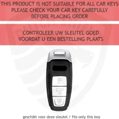 TPU Sleutelhoesje voor Audi goud D3