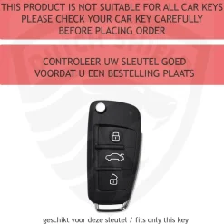 TPU Sleutelhoesje voor Audi groen,goud C3