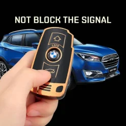 TPU Sleutelhoesje voor Bmw zwart E4