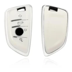 TPU Sleutelhoesje voor Bmw wit B4A