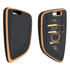 TPU Sleutelhoesje voor Bmw goud B4A