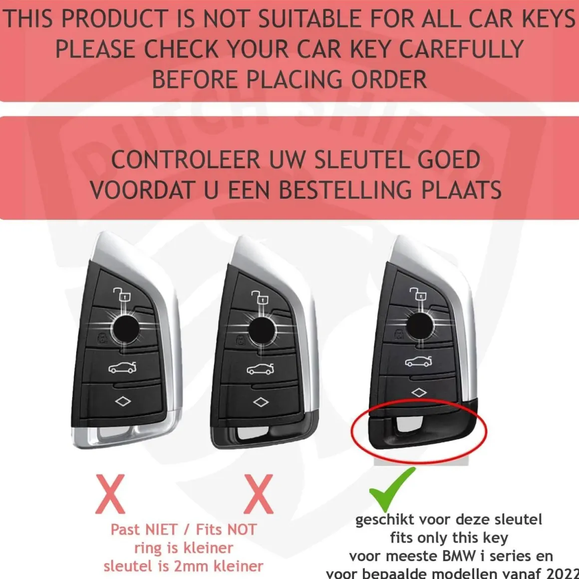 TPU Sleutelhoesje voor Bmw i serie zwart B4A-NEW