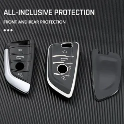 TPU Sleutelhoesje voor Bmw zwart B4A