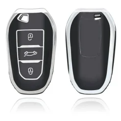 TPU Sleutelhoesje voor Citroën zwart B3