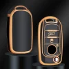 TPU Sleutelhoesje voor Fiat / Abart goud B3