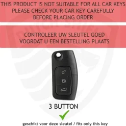 TPU Sleutelhoesje voor Ford goud G3