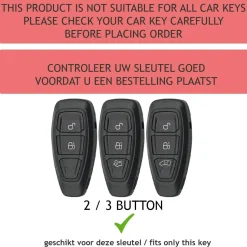 TPU Sleutelhoesje voor Ford clear 330