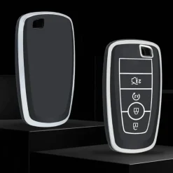 TPU Sleutelhoesje voor Ford zwart B4