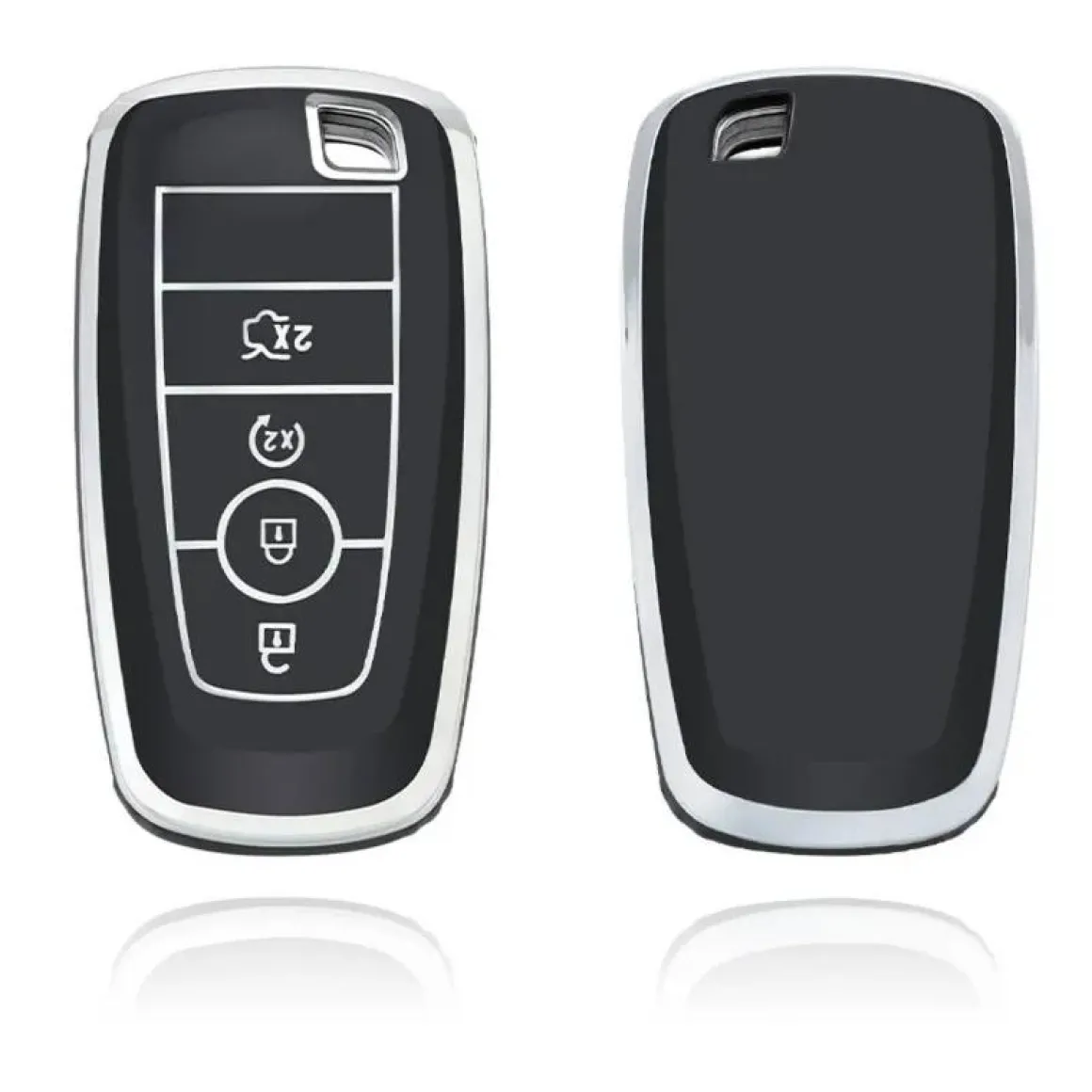 TPU Sleutelhoesje voor Ford zwart B4