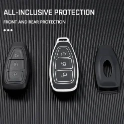 TPU Sleutelhoesje voor Ford zwart K3
