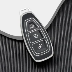 TPU Sleutelhoesje voor Ford zwart K3