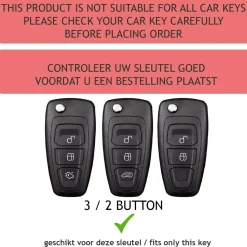 TPU Sleutelhoesje voor Ford clear 305