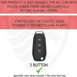 TPU Sleutelhoesje voor Ford goud F3