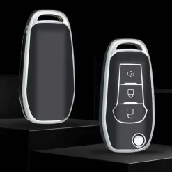 TPU Sleutelhoesje voor Ford zwart F3