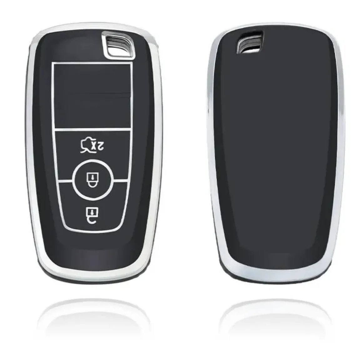 TPU Sleutelhoesje voor Ford zwart B3