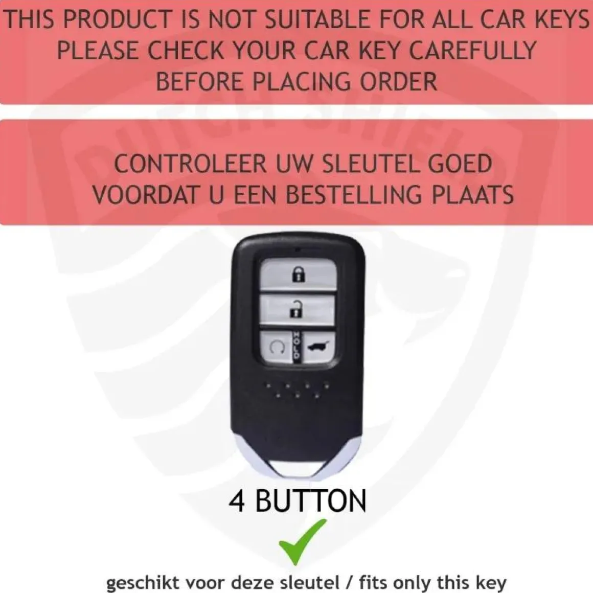 TPU Sleutelhoesje voor Honda zwart A4A