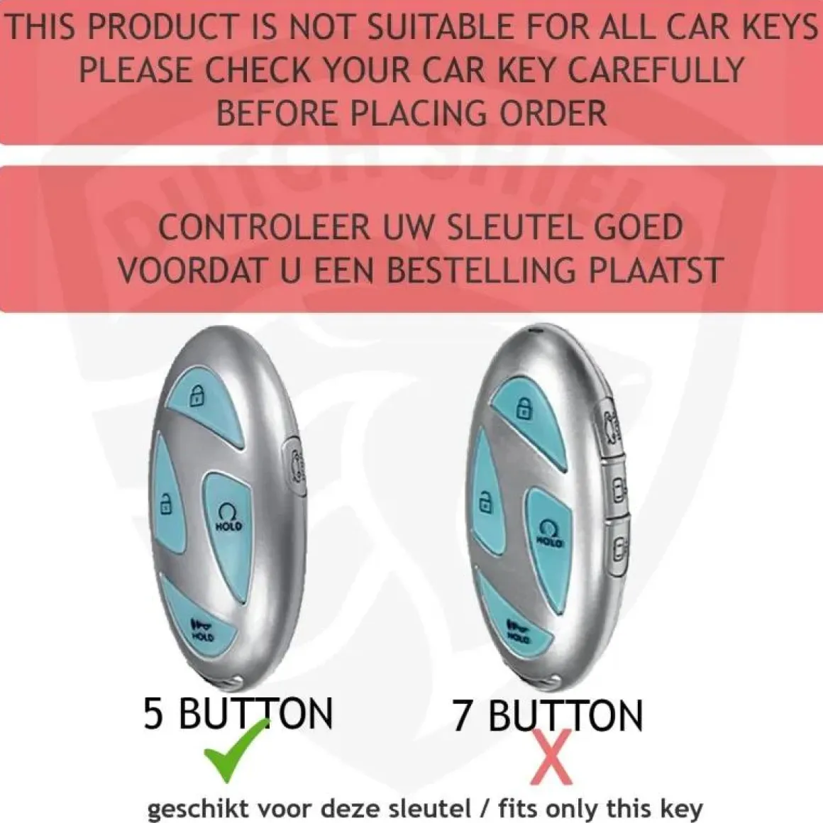 TPU Sleutelhoesje voor Hyundai zwart L5
