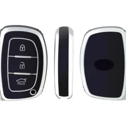 TPU Sleutelhoesje voor Hyundai zwart A3A