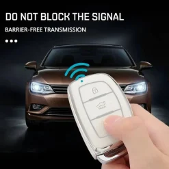TPU Sleutelhoesje voor Hyundai zwart A3A