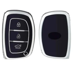 TPU Sleutelhoesje voor Hyundai zwart A3A