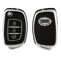 TPU Sleutelhoesje voor Hyundai zwart B3