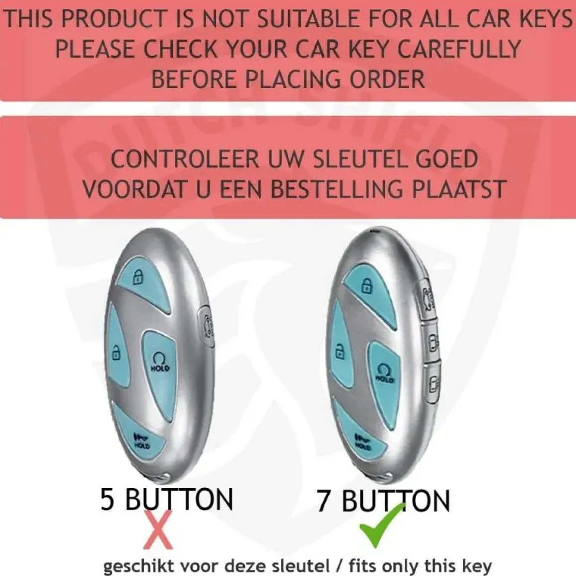 TPU Sleutelhoesje voor Hyundai zwart L7