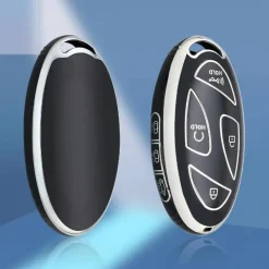 TPU Sleutelhoesje voor Hyundai zwart L7