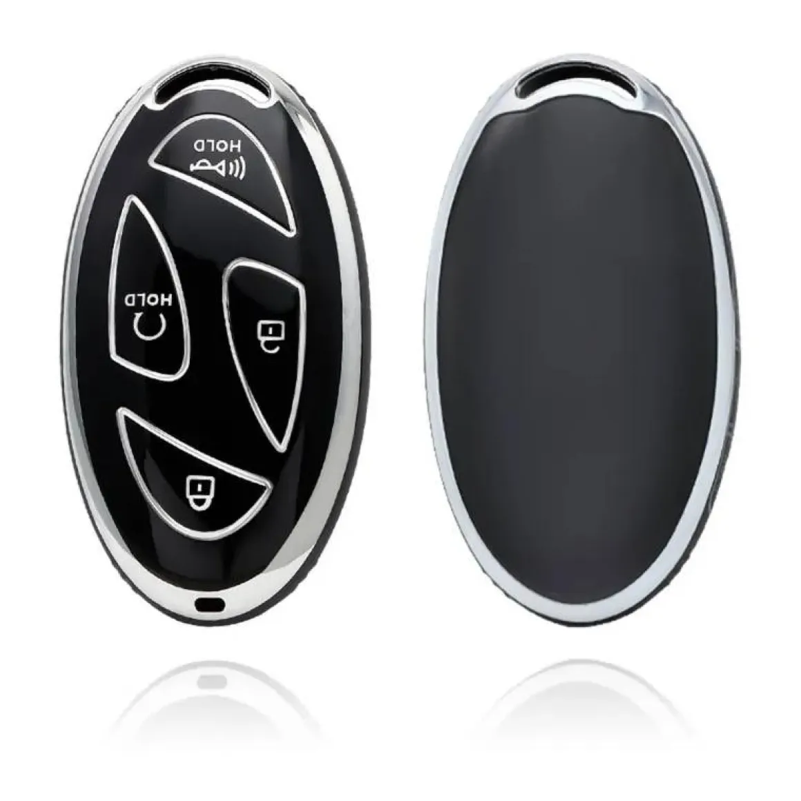 TPU Sleutelhoesje voor Hyundai zwart L7
