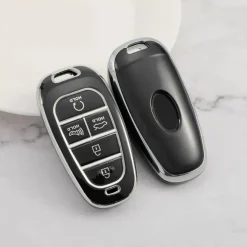TPU Sleutelhoesje voor Hyundai zwart E5