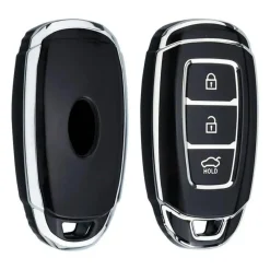 TPU Sleutelhoesje voor Hyundai zwart D3