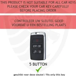 TPU Sleutelhoesje voor Jaguar goud B5