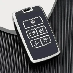 TPU Sleutelhoesje voor Jaguar zwart B5