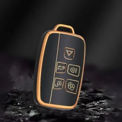 TPU Sleutelhoesje voor Jaguar goud A5