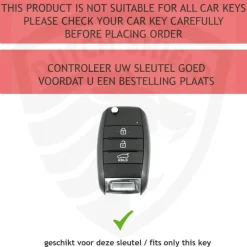 TPU Sleutelhoesje voor Kia goud B3