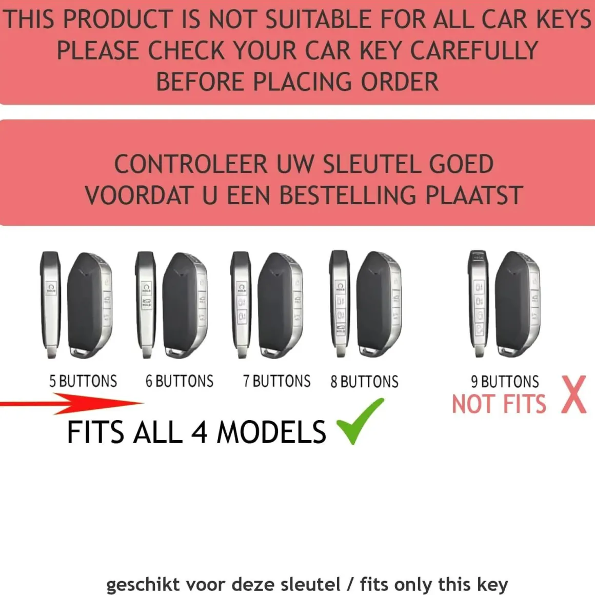 TPU Sleutelhoesje voor Kia clear 561