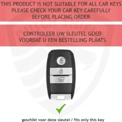 TPU Sleutelhoesje voor Kia goud A3